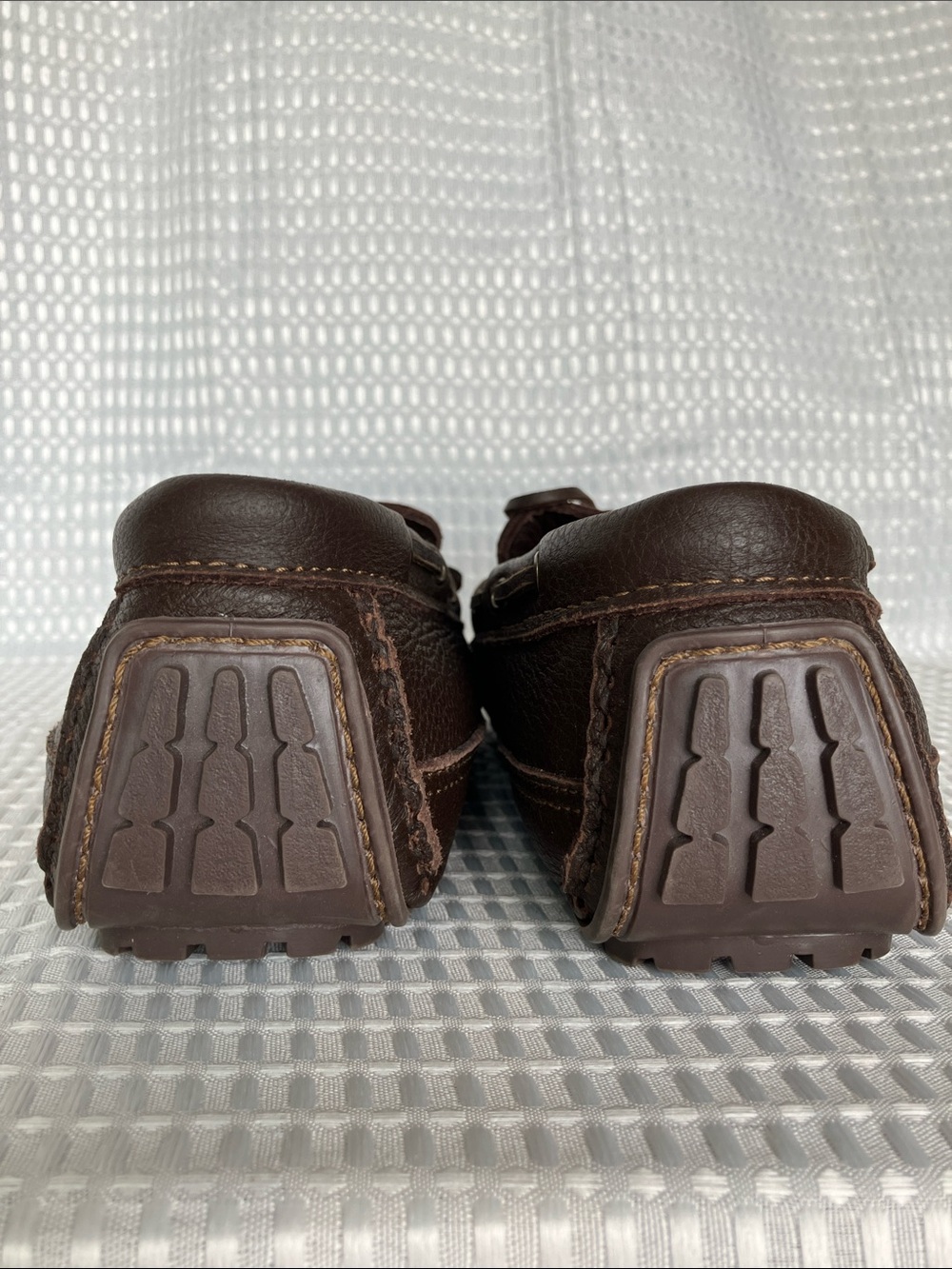 Minnetonka 752 Moosehide Weekender Moccasins Men's 12 Brown Hang Tag - Picture 6 of 13